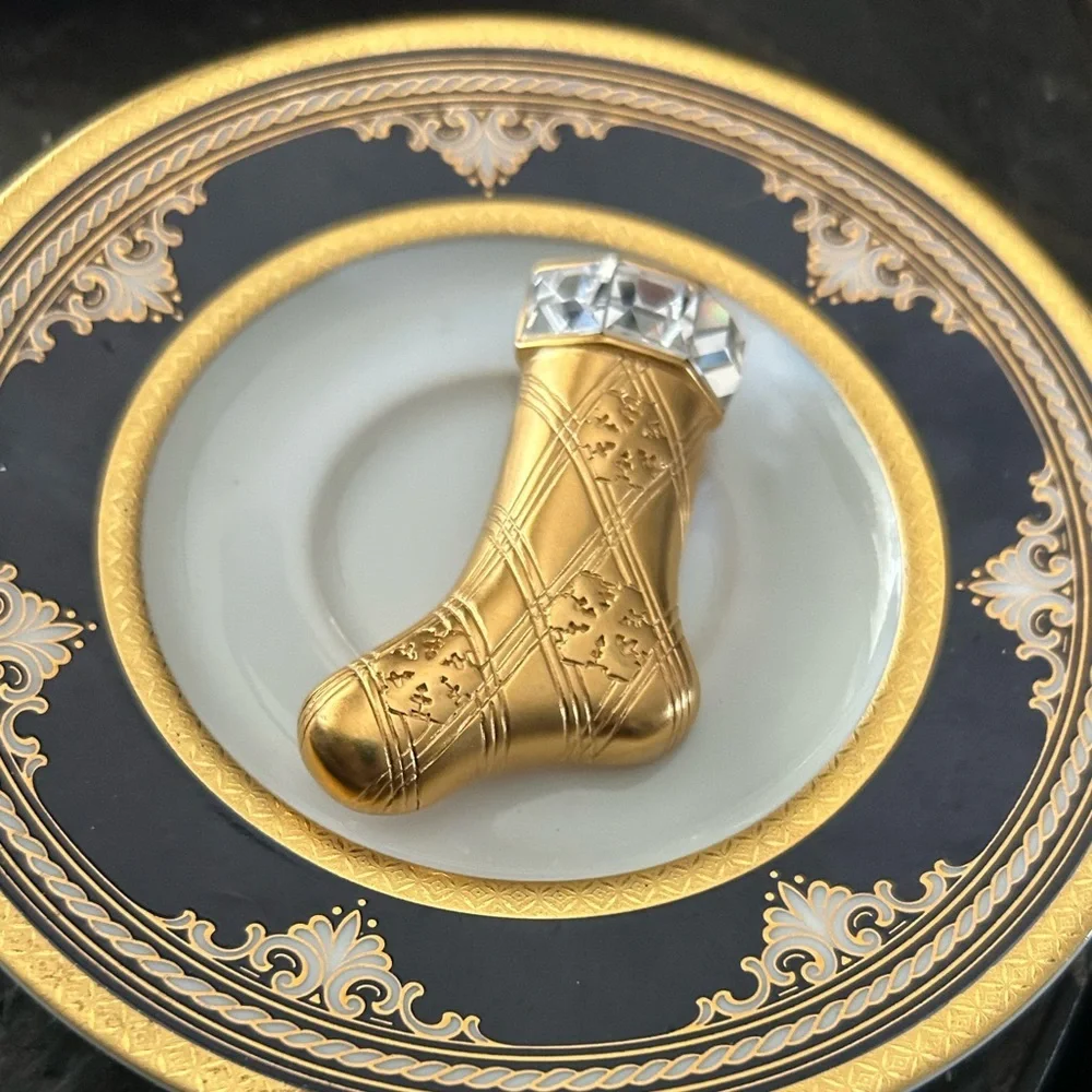 Vintage MONET Christmas Stocking